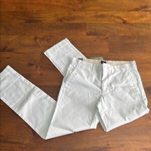 New with tags JCrew Men’s 770 Straight fit stretch chino pants white waist 29